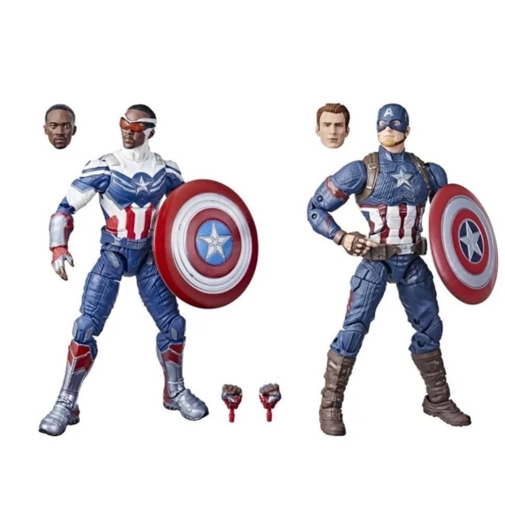 Hasbro Marvel Legends Series Captain America 2-Pack Action Figures